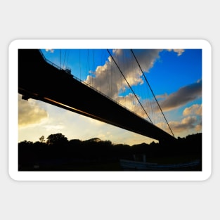 Humber Bridge at Dusk, Hull Sticker